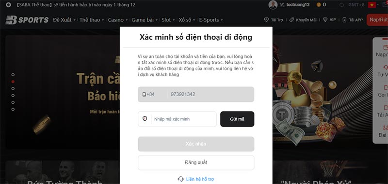 xác minh chứng nhận tài khoản của bạn